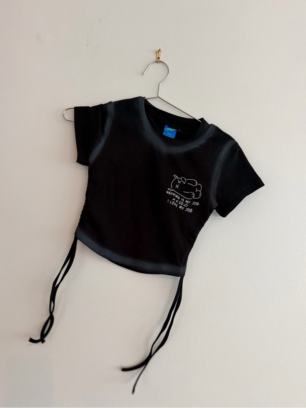CROP TEE SIDE TIE